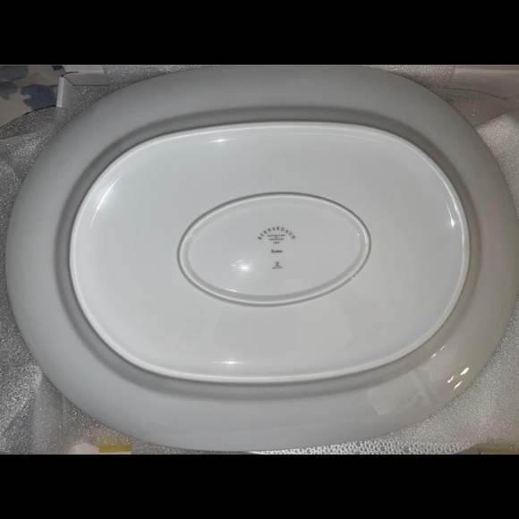 Bernardaud Ecume Perle oval platter - Picture 7 of 9